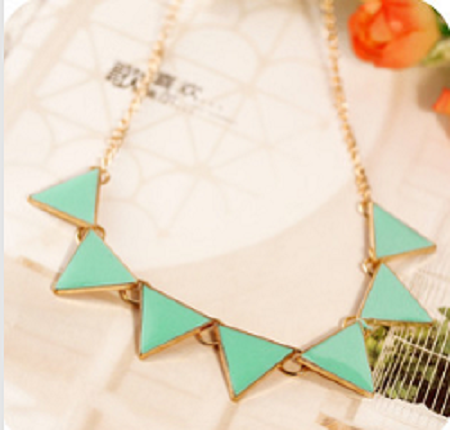 Collier night bar vert